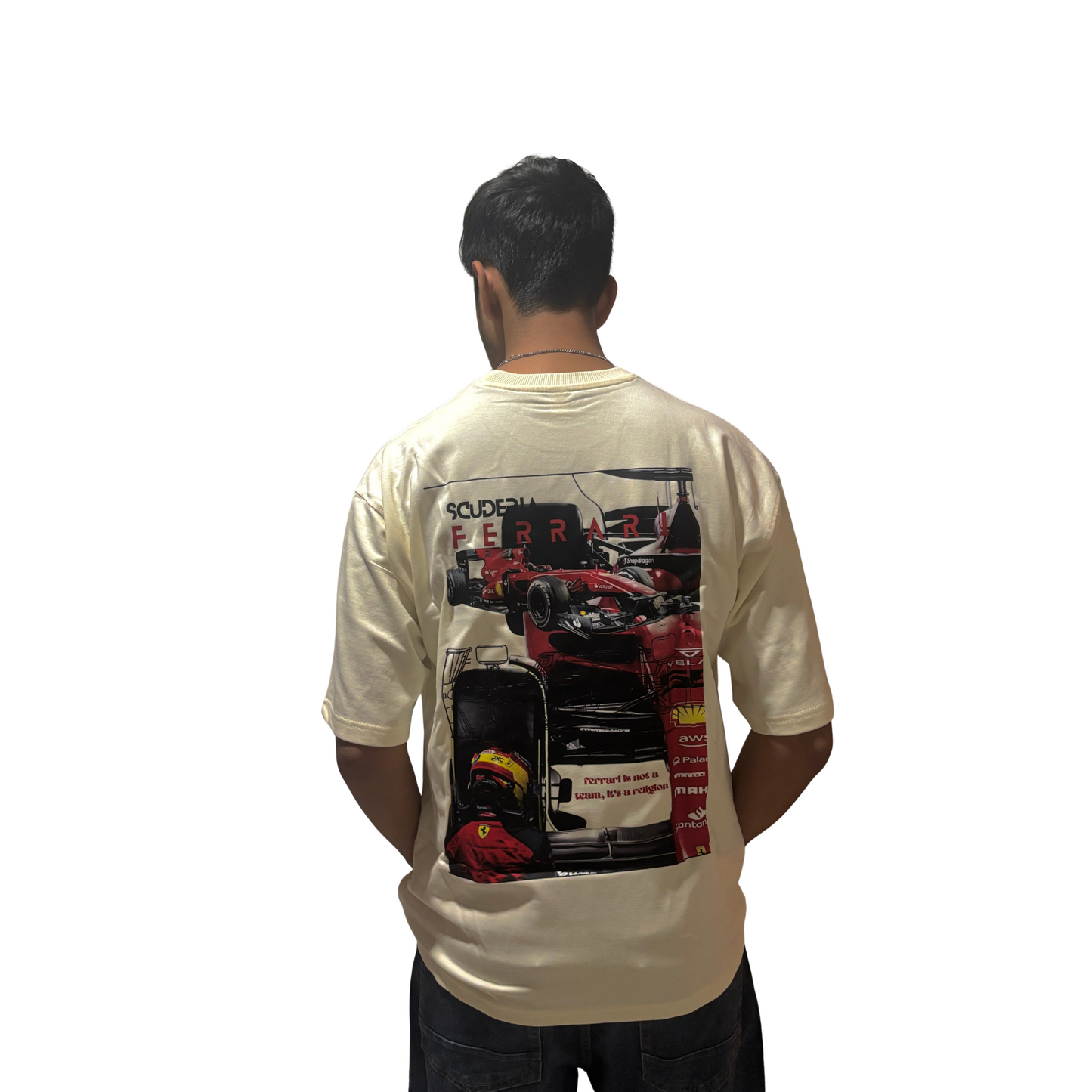 SCUDERIA FERRARI F1 OVERSIZED TEE